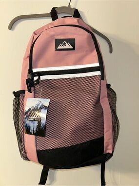 Kids Pink Backpack with Mesh Pockets